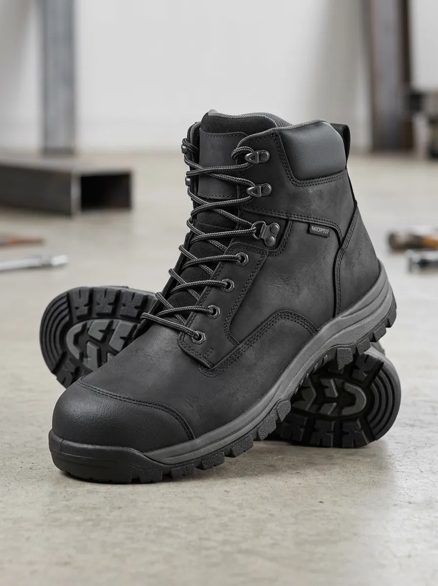 Modern Daily Wear Men' Waterproof Work Boots