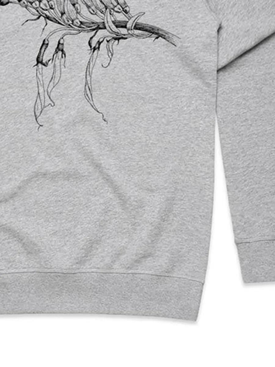 Simple mountain-themed linen pattern versatile casual sports shirt
