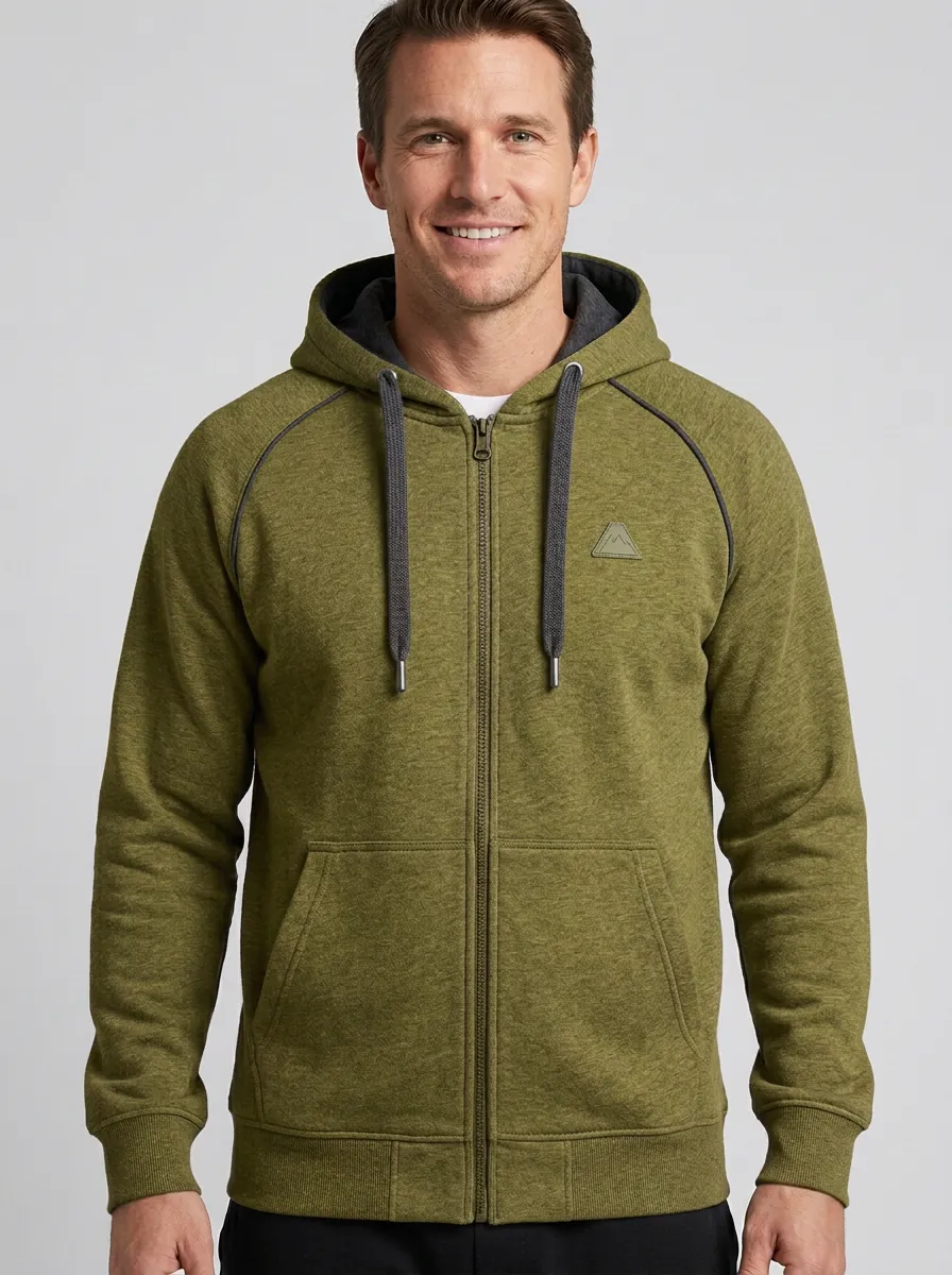 Athletic Mountain Graphic Zip-Up Finish Men's Sport Jacket