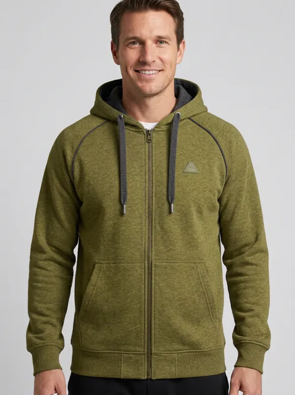 Athletic Mountain Graphic Zip-Up Finish Men's Sport Jacket