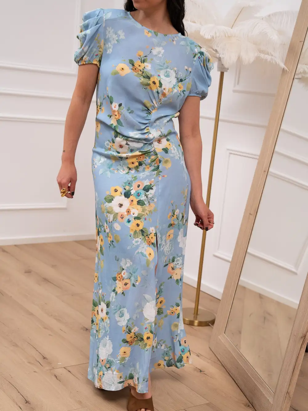 Hearth Maxi Ruched Dress