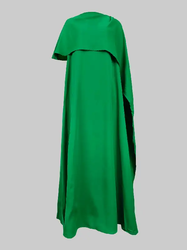 Loose Asymmetric Maxi Dress