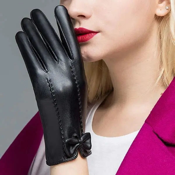 Women'S Fleece Thickened Warm Gloves 27274785C