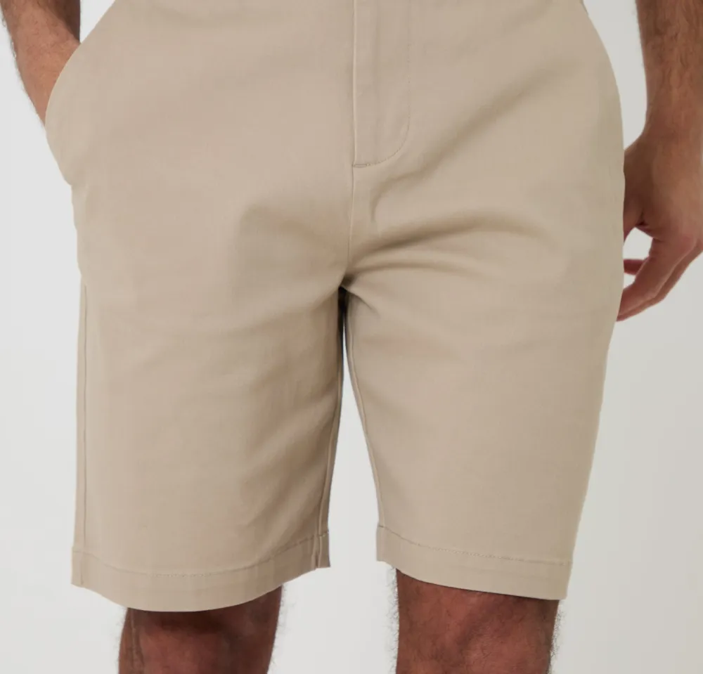 Men's Stone Regular-Fit Stretch 3 Pocket Chino Shorts