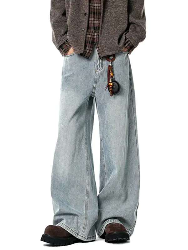 Fade Barrel-Leg Jeans