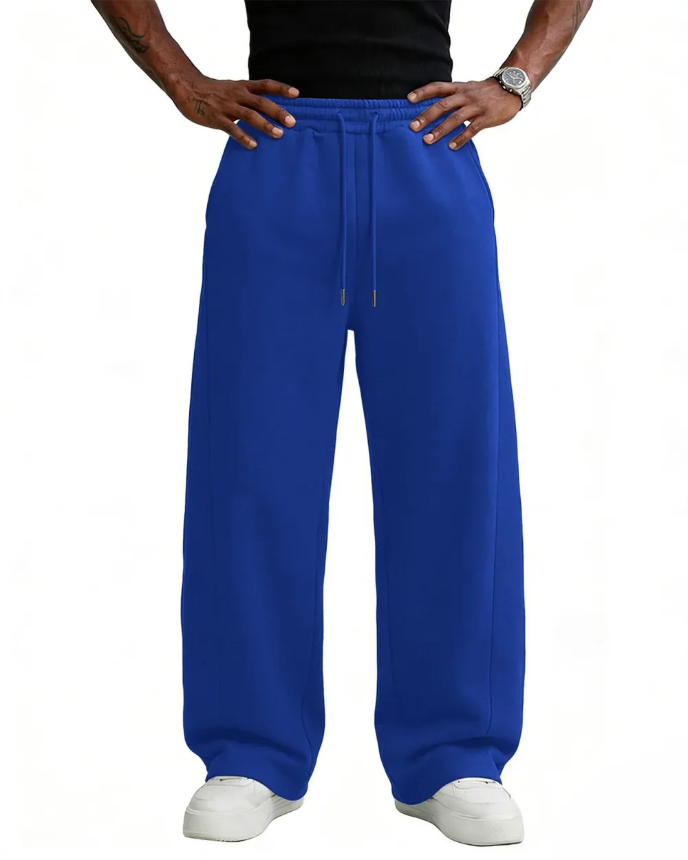 Men's Baggy Sweatpants - Royal Blue