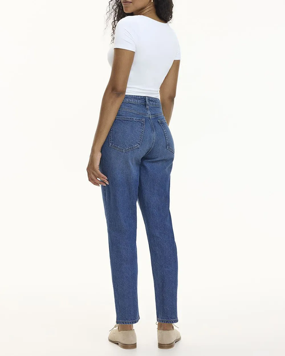 Tapered-Leg High-Rise Jean 