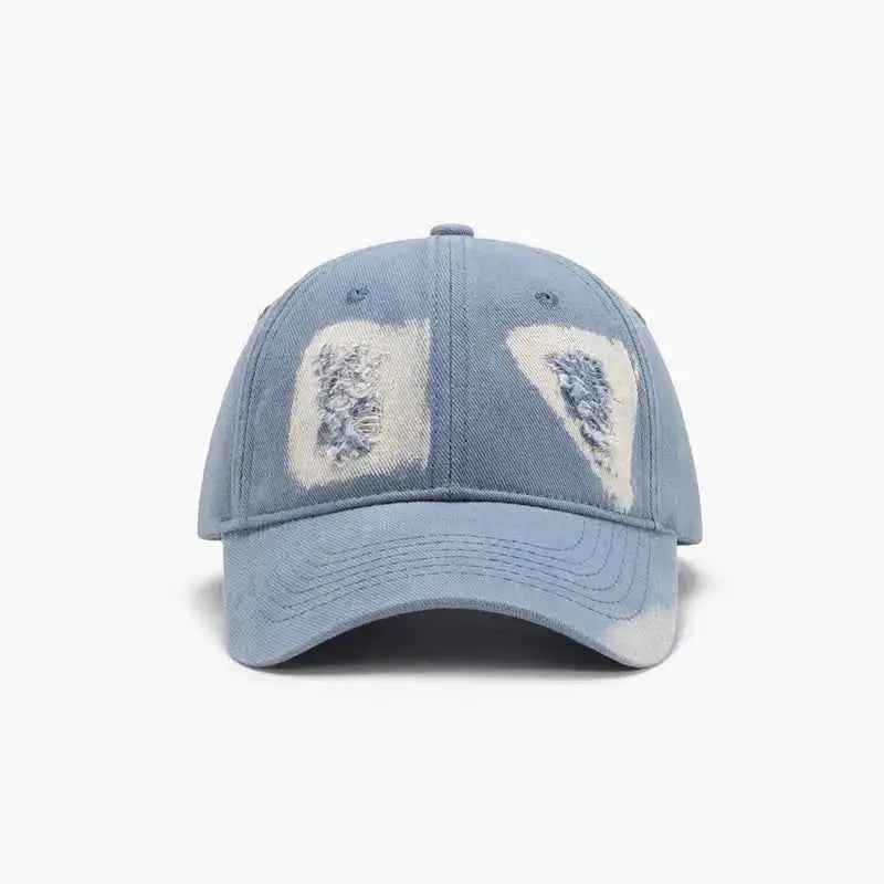 Wearable Distressed Cotton Baseball Hat