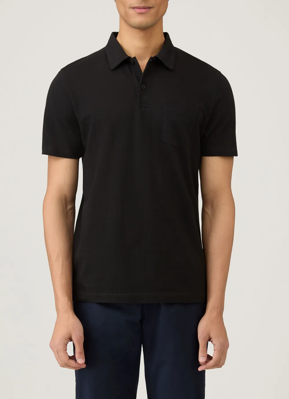 Modern Everyday Slim Fit Mesh Cotton Short Sleeve Polo Shirt