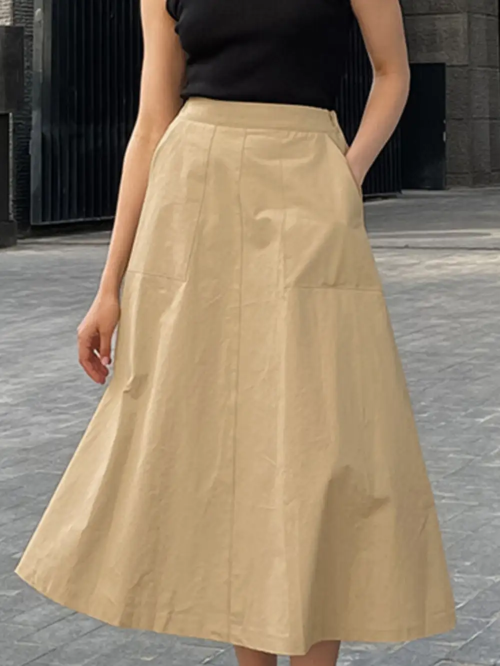 A-Line Pocket Skirt