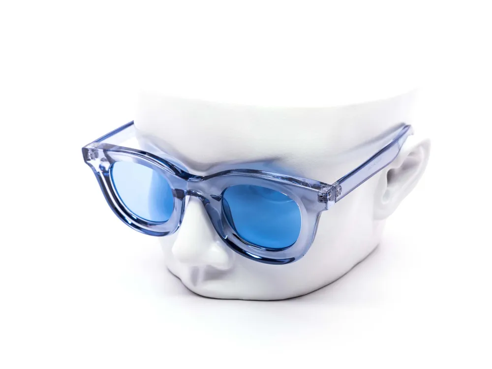 12-Pack Retro Round Translucent Sunglasses