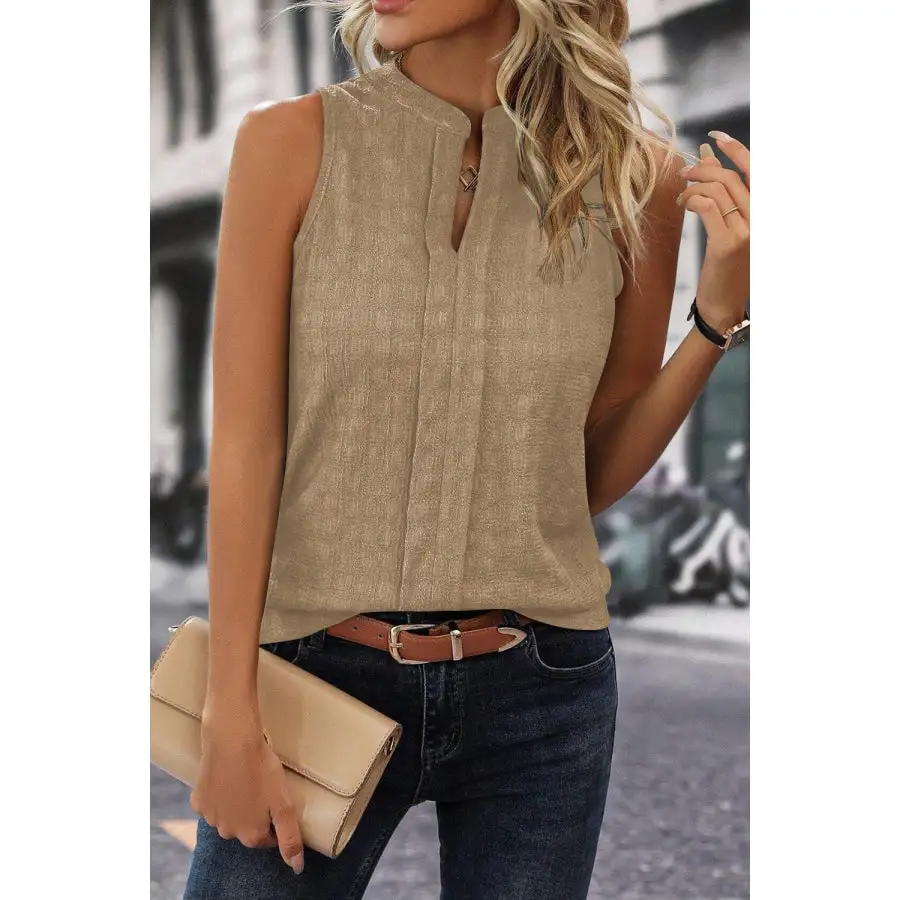 Textured Notched Tank