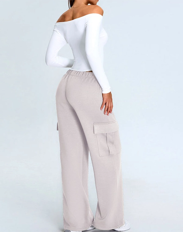 Off-Shoulder Active Jumpsuit