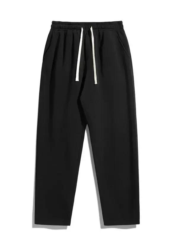 Men’s Regular Fit Solid Drawstring Waist Sweatpants