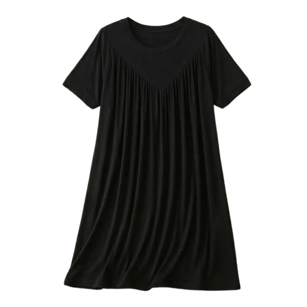 Breathable Modal Sleep Midi Dress