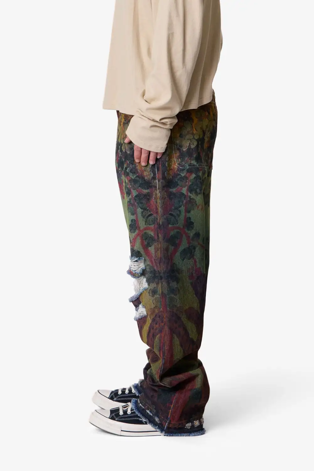 Ultra Baggy Leopard Jeans