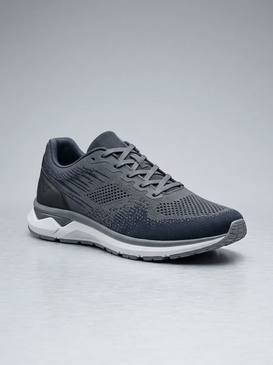 Functional Mesh Graphic Outdoor Look Men's Running Shoes