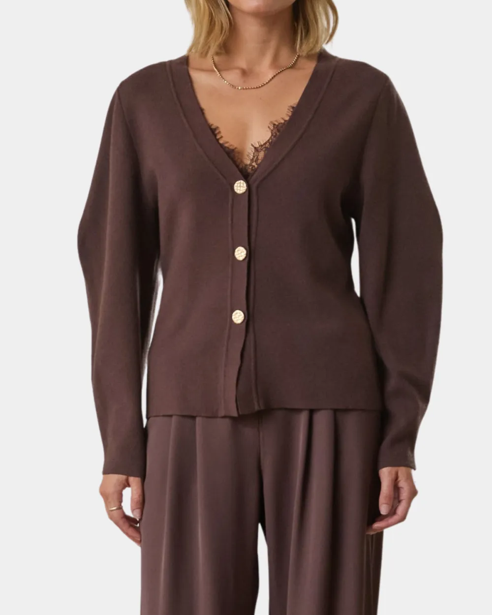 Textured Sculpted Knit Cardigan