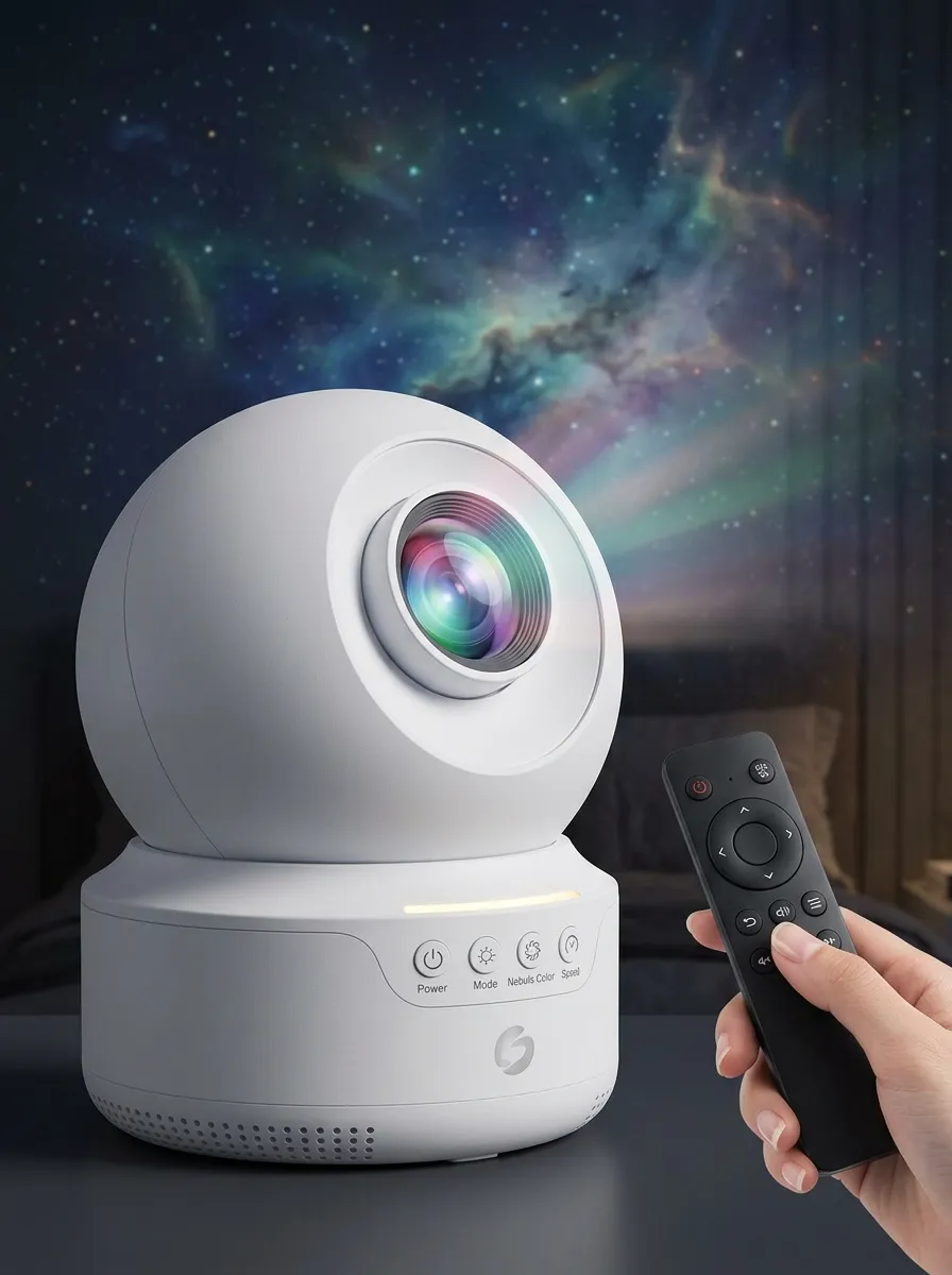Galaxy Nebula Starry Sky Projector Night Light for Game Room Ambience