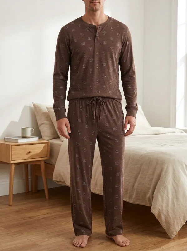 Refined Profile Classic Men's Pajama Set