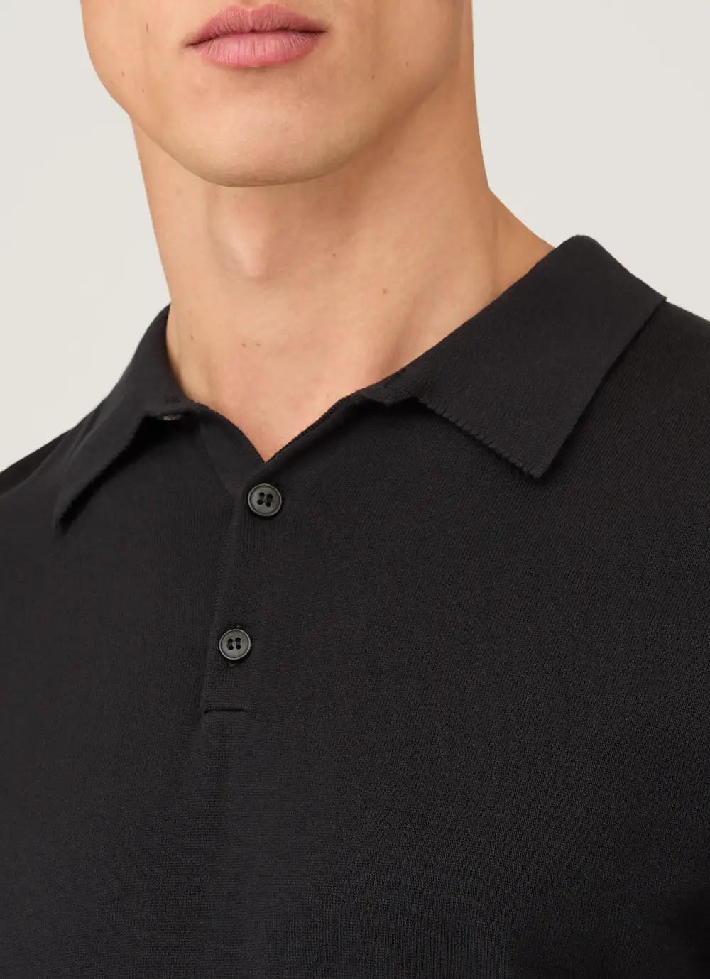 Clean Everyday Regular Fit Sea Island Cotton Knit Short Sleeve Polo Shirt