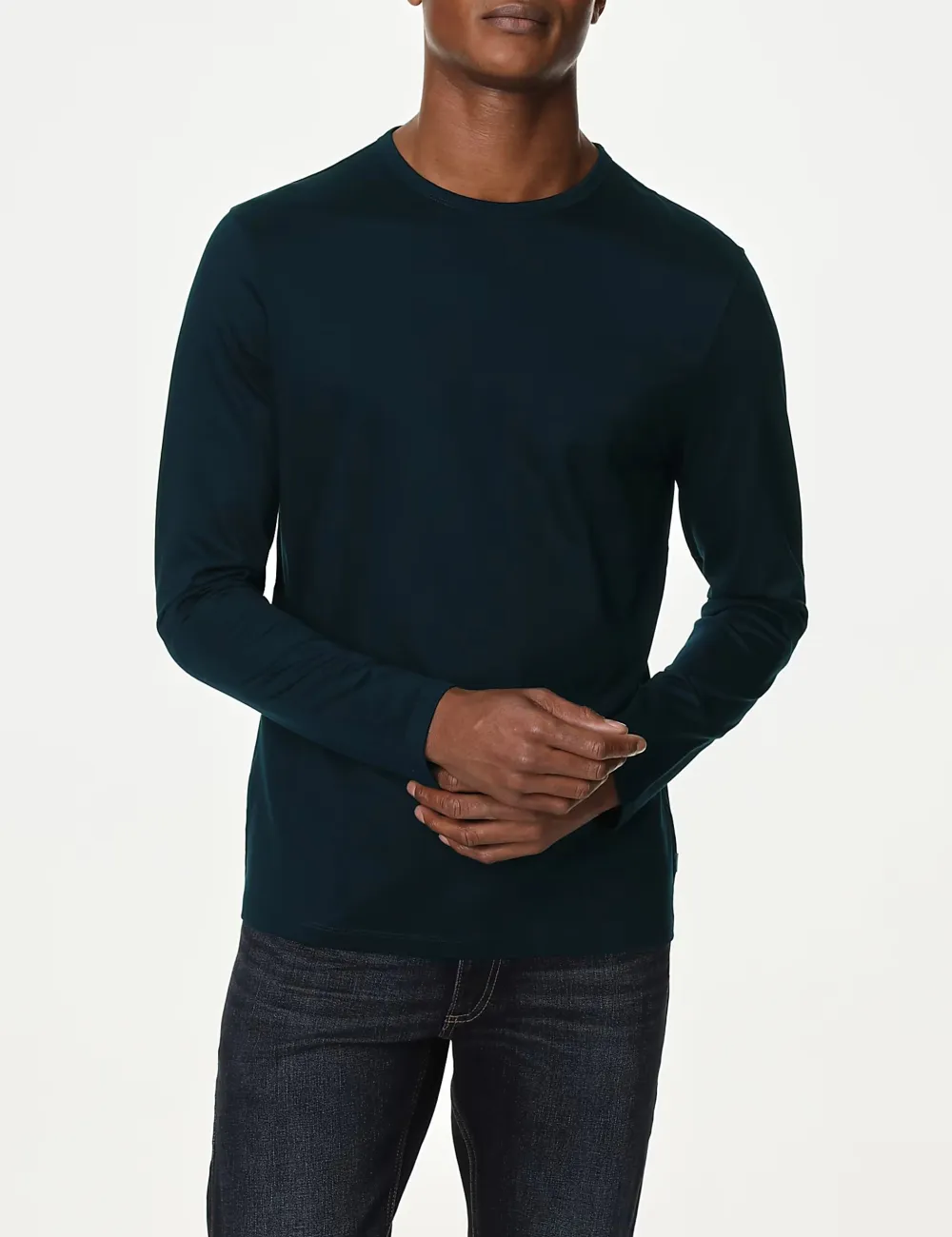 Pure Cotton Long Sleeve T-Shirt