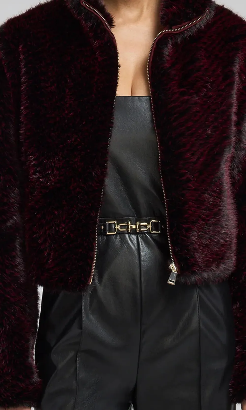 Black Tube Top Shiny Jumpsuit
