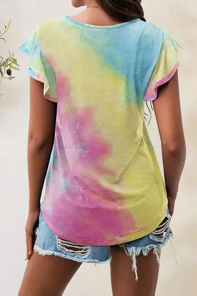 Cozy Round-Neck Short-Sleeve Cotton T-Shirt