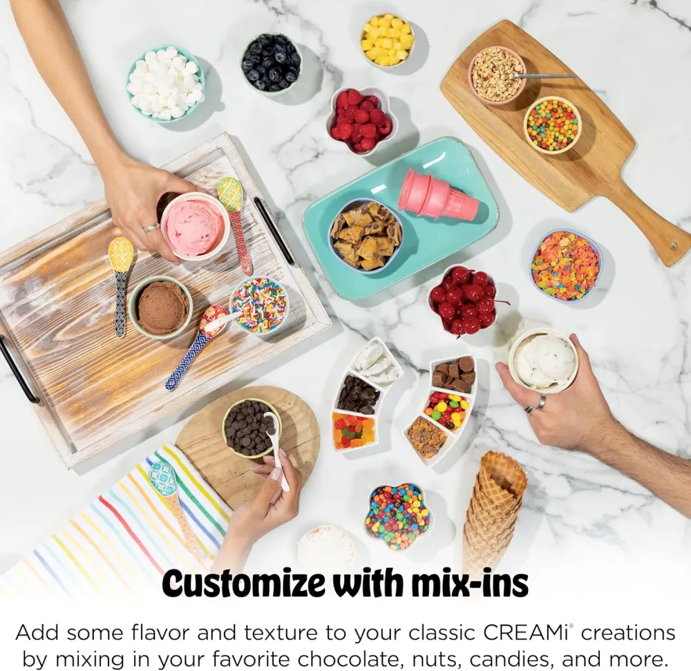 Ninja CREAMi Scoop & Swirl Ice Cream and Soft Serve Maker