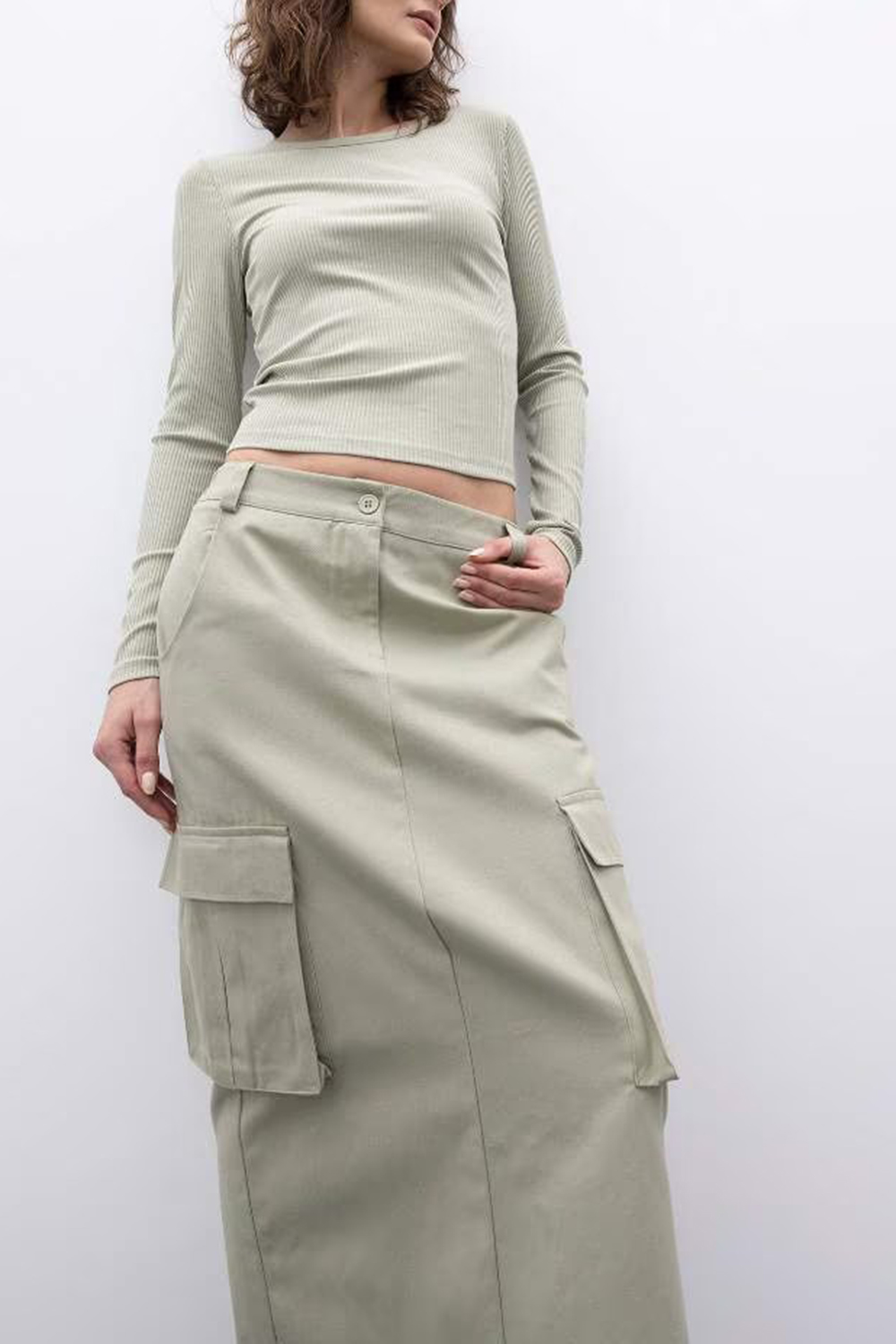 Soft Cotton Solid Long Sleeve Tee