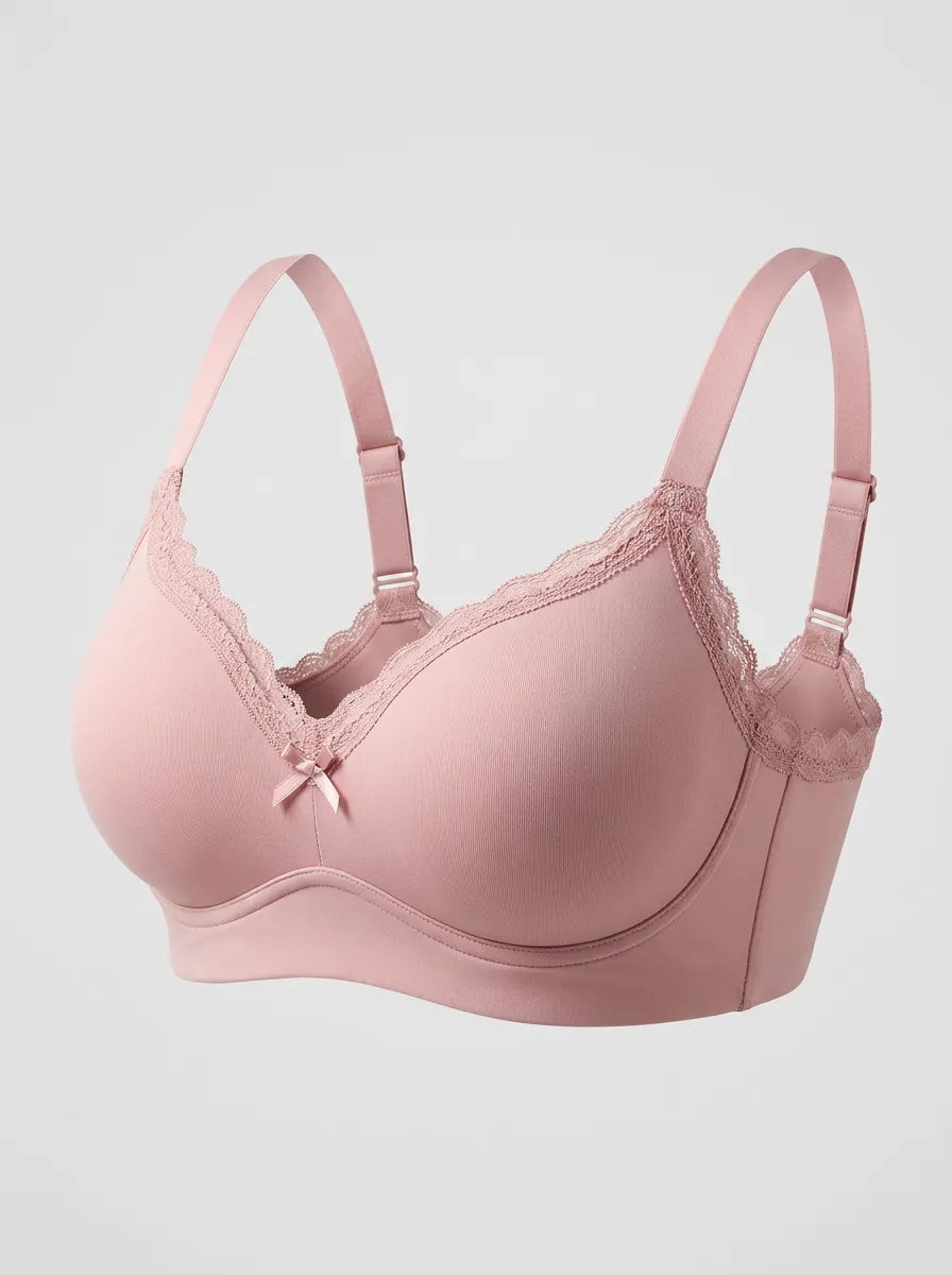 Women's Full-Coverage Wireless Seamless Adjustable-Strap Bra
