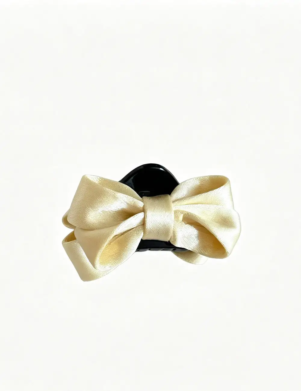 Satin Bow Shape Hair Clip Claw