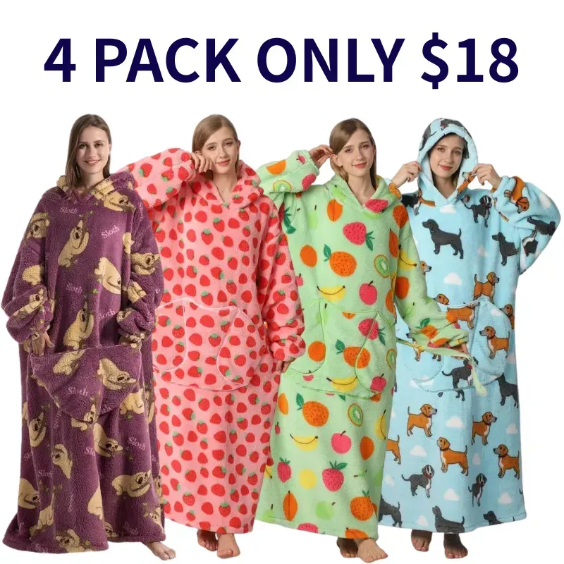 Oversized Wearable Blanket Hoodie – Cozy Comfort You Can Wear! 🔥 Limited-Time Offer — 50% OFF