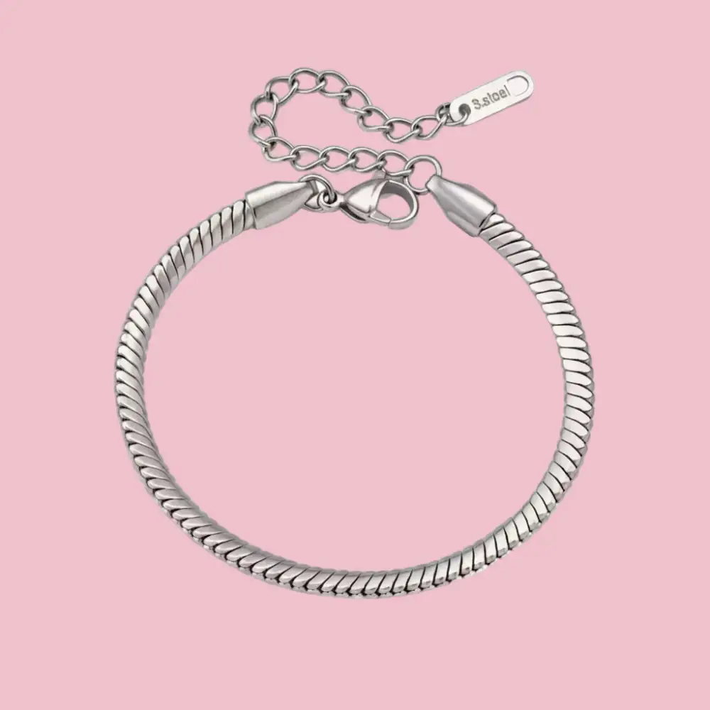 Flat Snake-Chain Bracelet