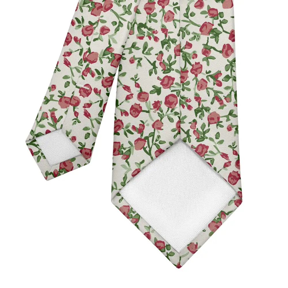 Distinctive Floral Pattern Necktie