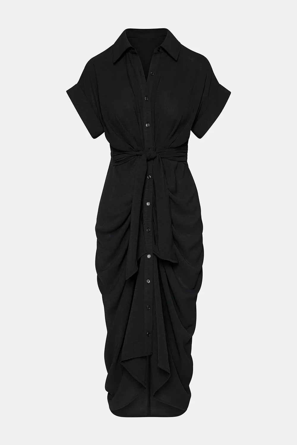 KNIT DRESS BLACK