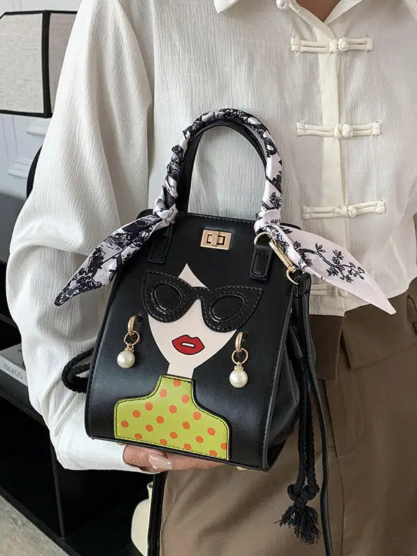 Compact Vintage Crossbody Bag