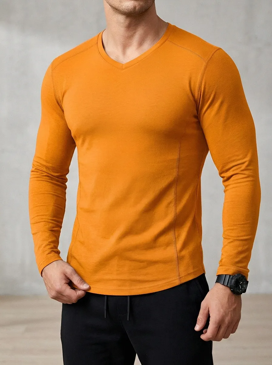 Men's Raglan V-Neck T-Shirt