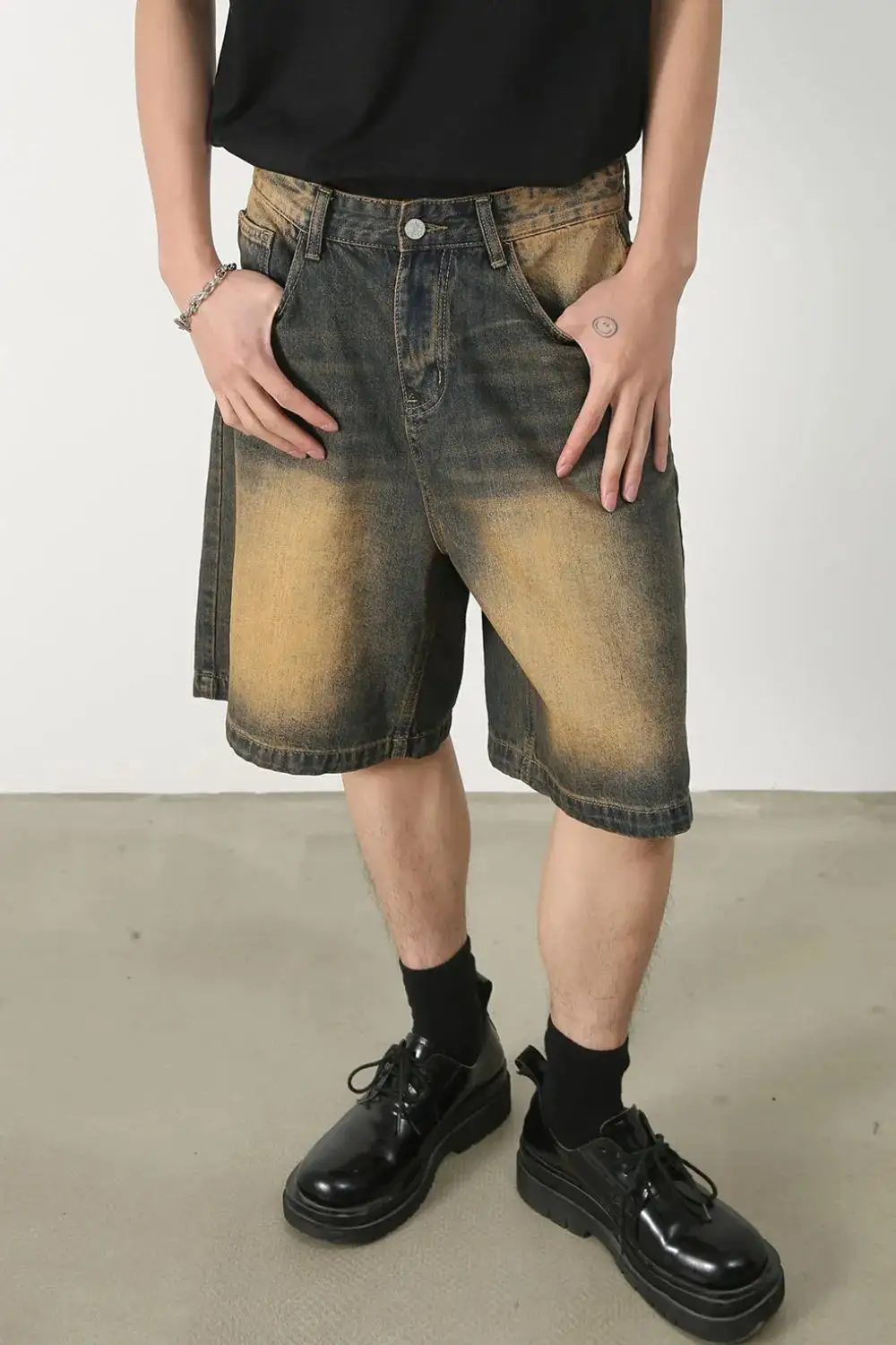 Smooth Cotton Blend Casual Shorts