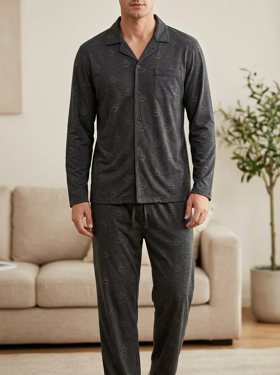 Cozy Classic Men's Pajama Set