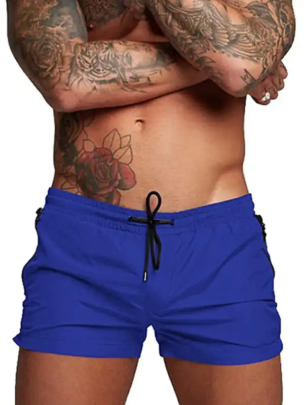 Men's Classic Slim Gym Sport Shorts