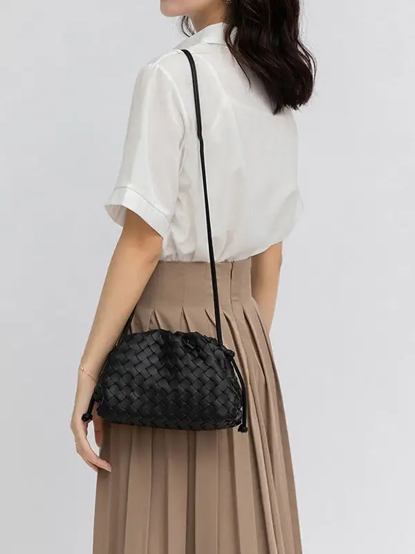Woven Vintage Crossbody Bag