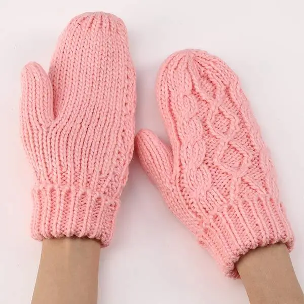 Women'S Handbag Warm Woolen Gloves 49808755C