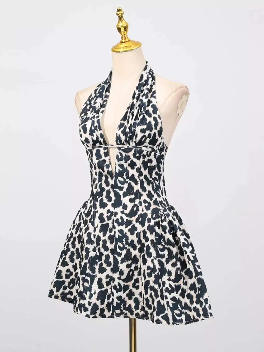 Animal Print Mini Dress