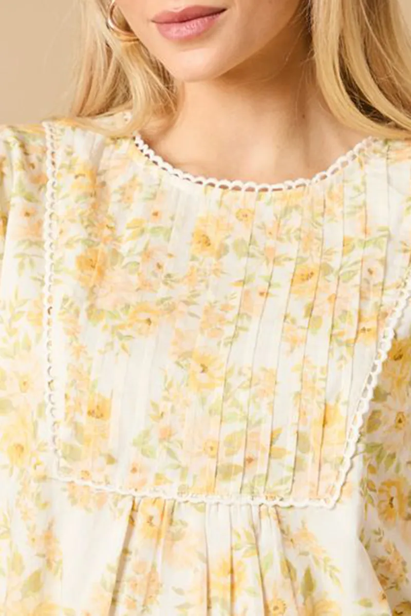 Casual Style Multi Crew Neck Blouse