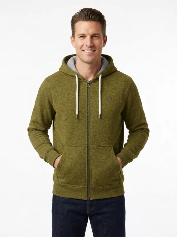 Training Zip-Up Hooded Profile Men's Sport Jacket