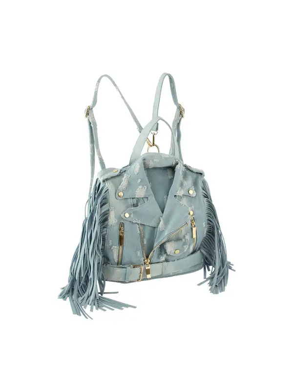 Fringe Jacket Inspired Backpack