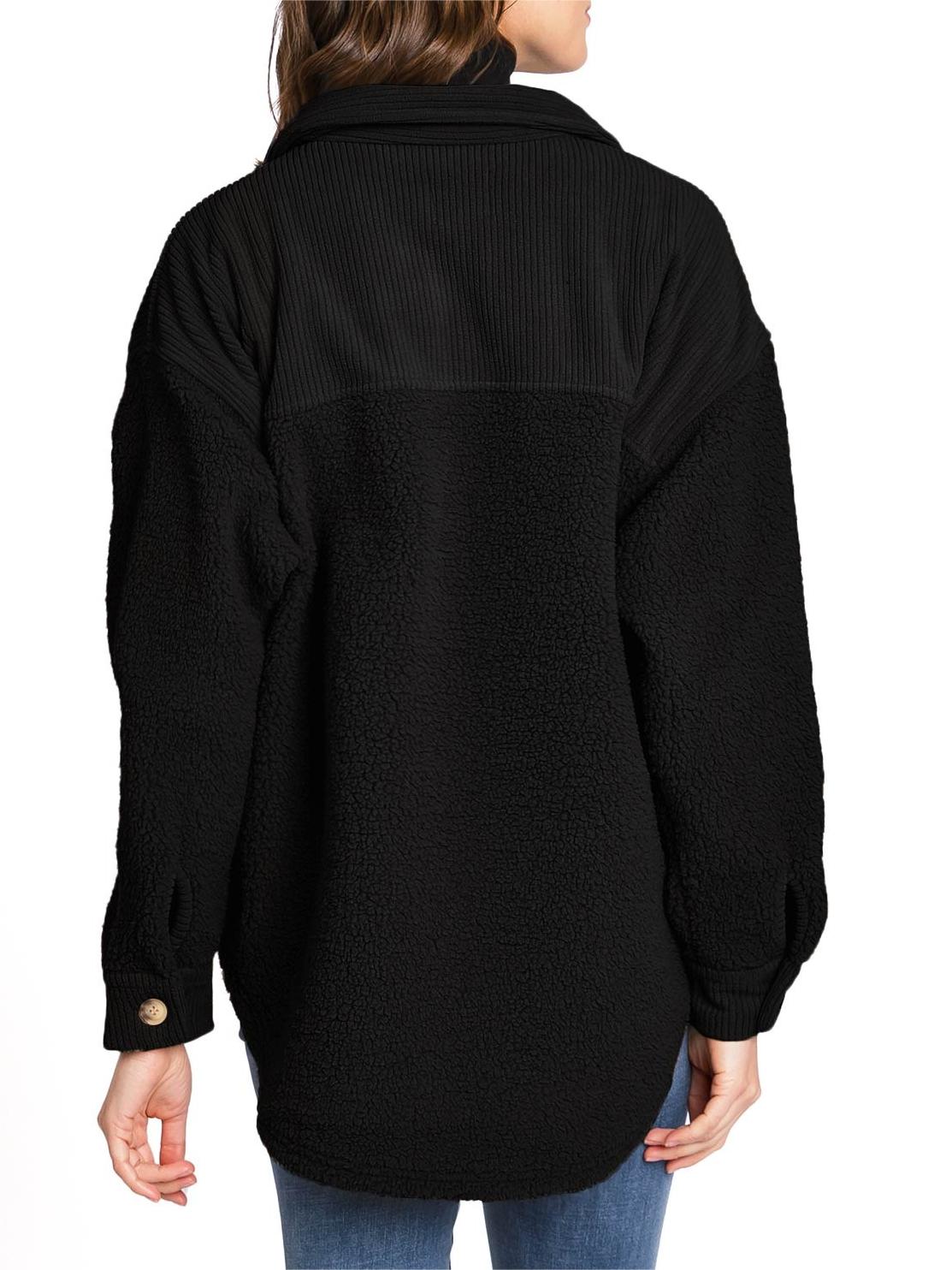 Ivory Sherpa - Lined Oversized Shacket