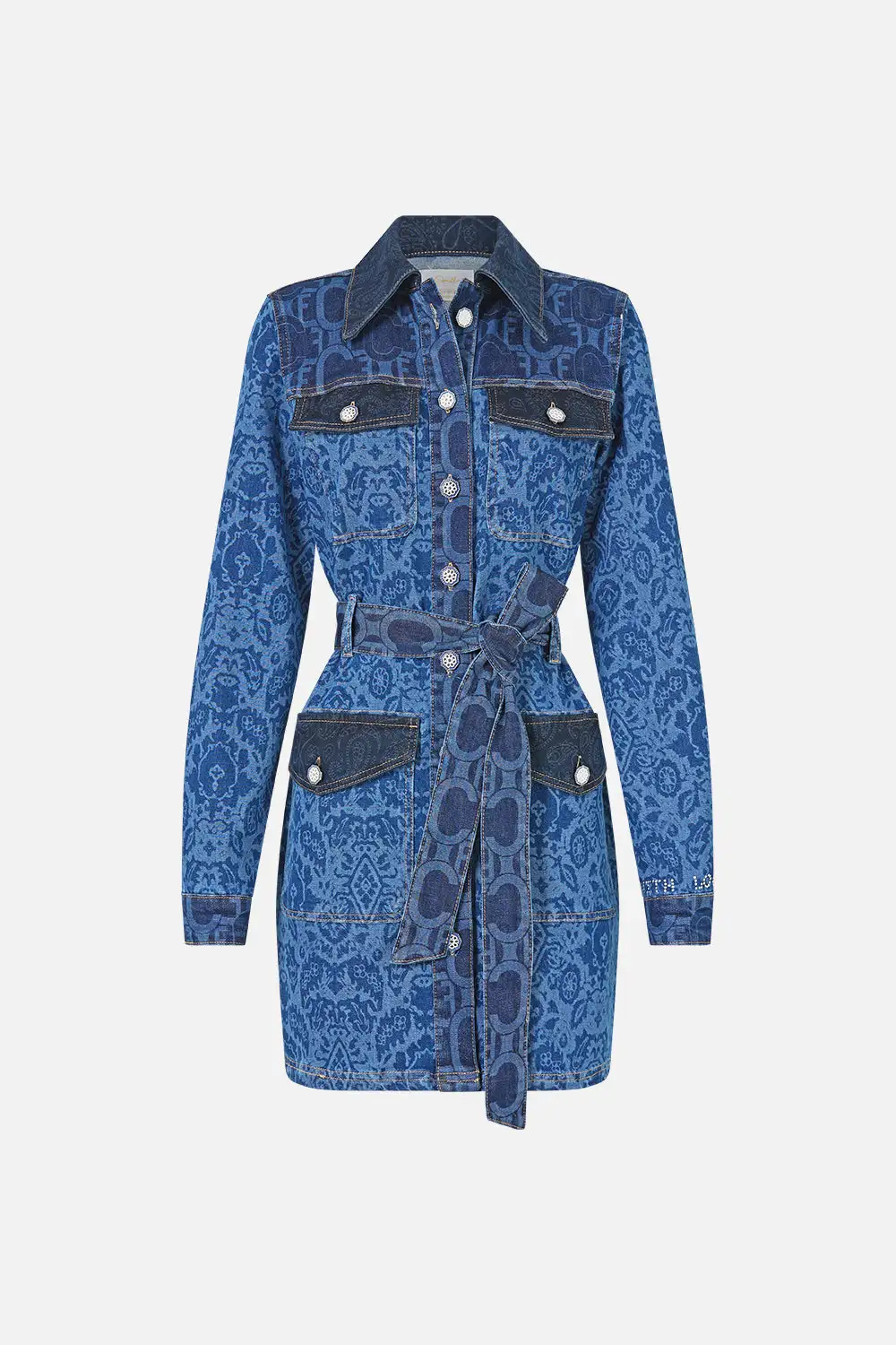 Belted Mini Dress