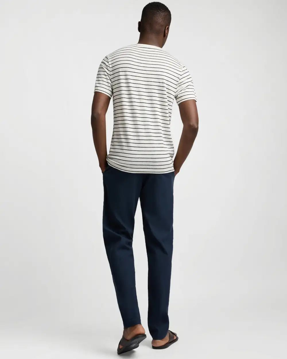 Stretch Linen Tailored Trousers